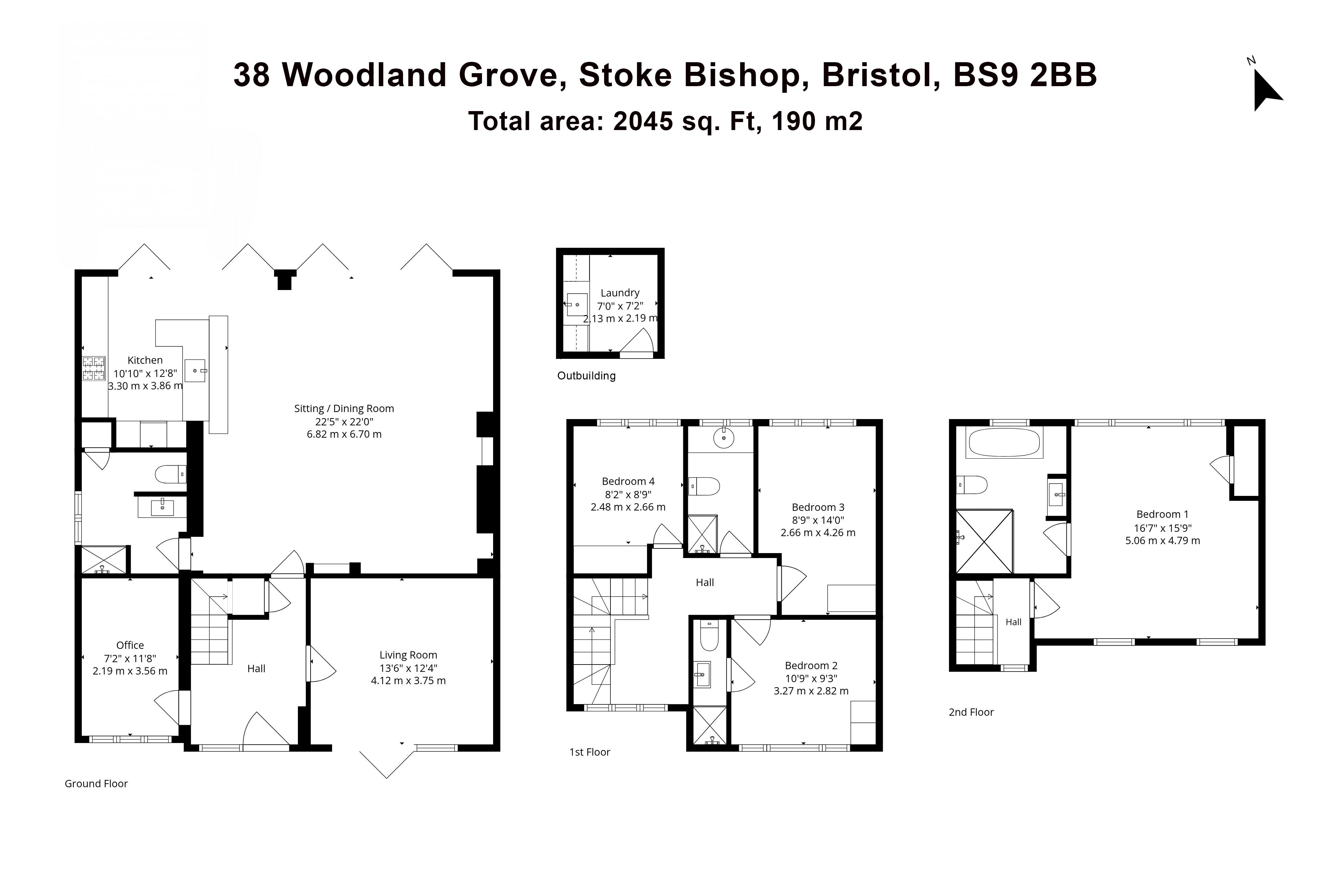 38, Woodland Grove, Bristol floorplan