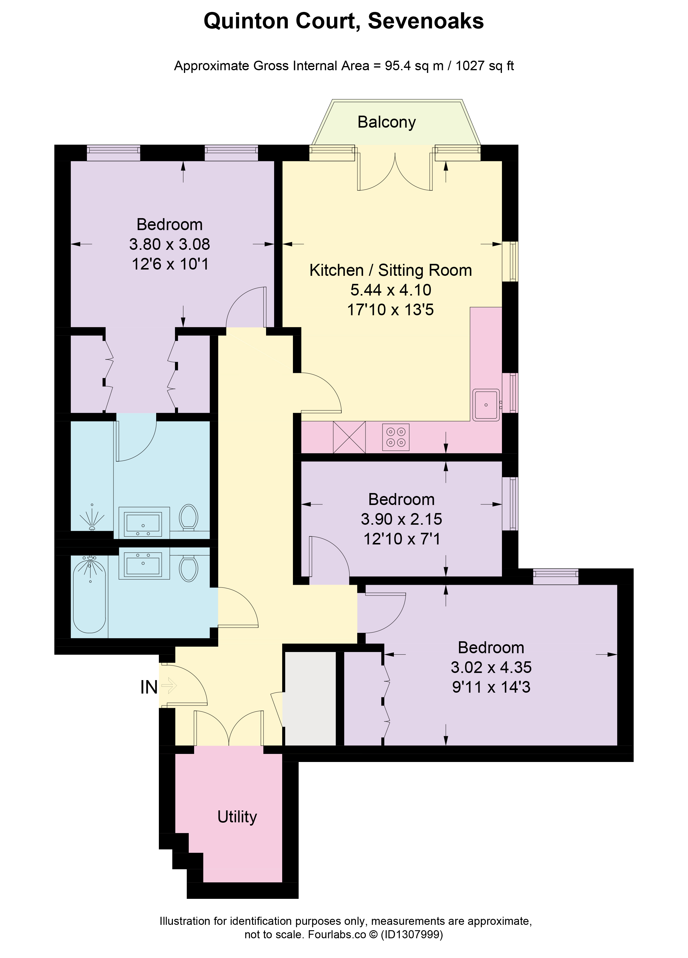 100, London Road, Sevenoaks floorplan