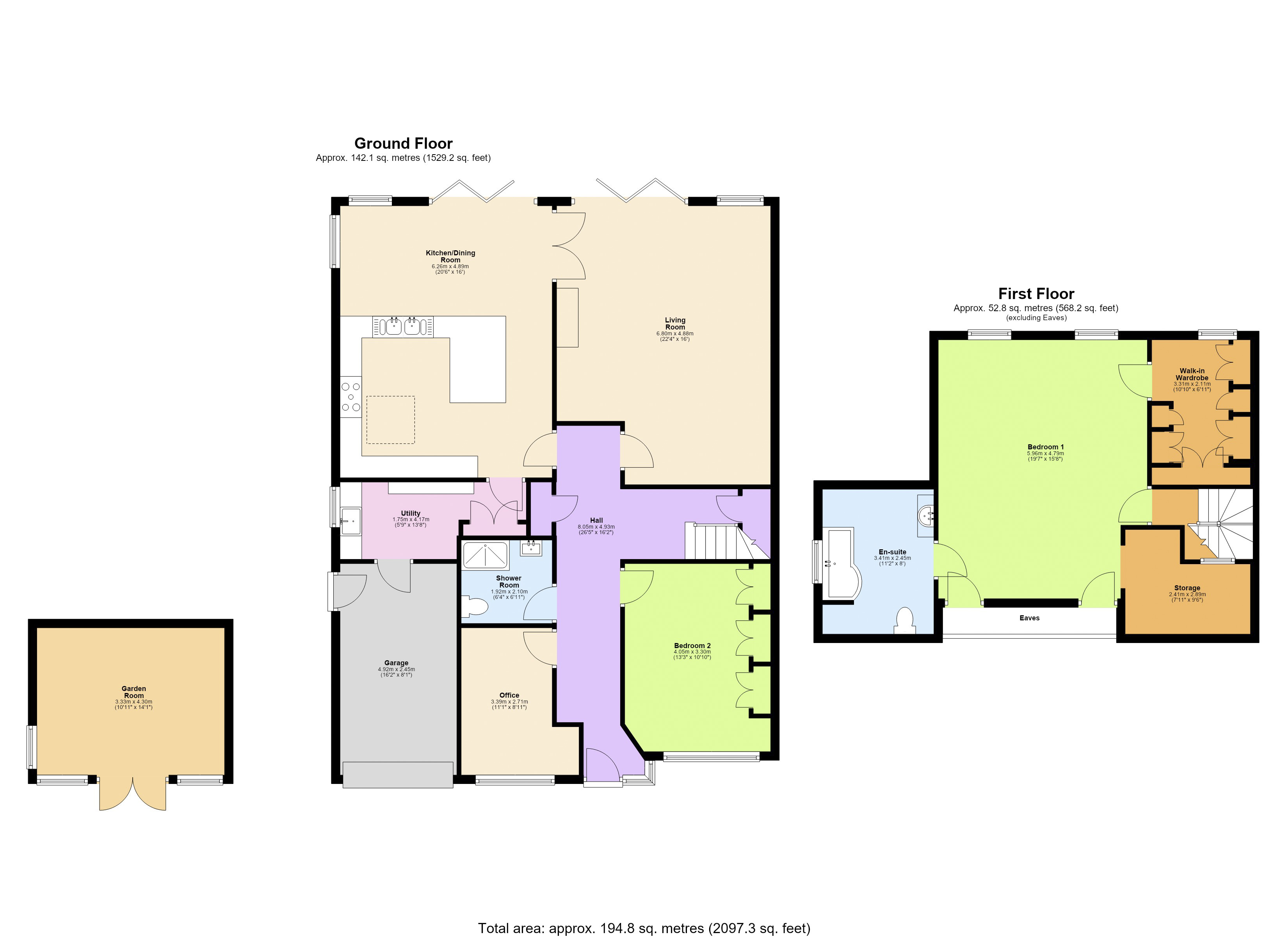 23, Arden Close, Bushey floorplan