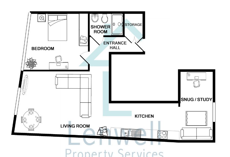 1 Bedrooms Flat to rent in King Street, Luton LU1