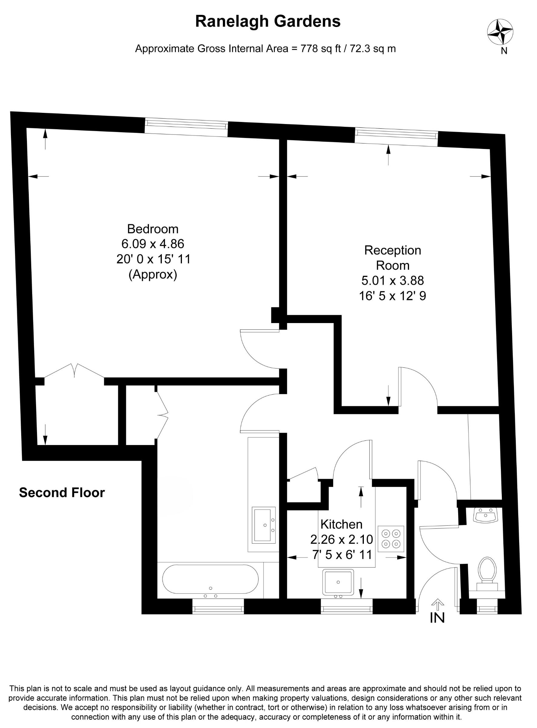 14 Ranelagh Gardens, London floorplan