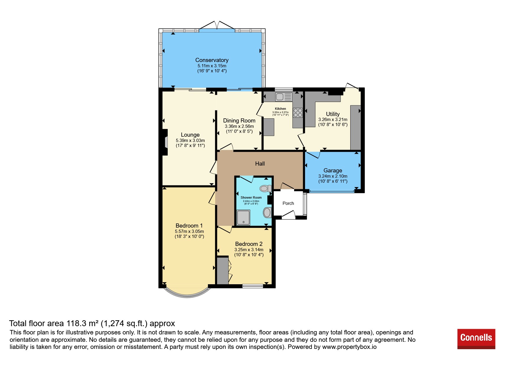 2, Bramall Close, Stafford floorplan