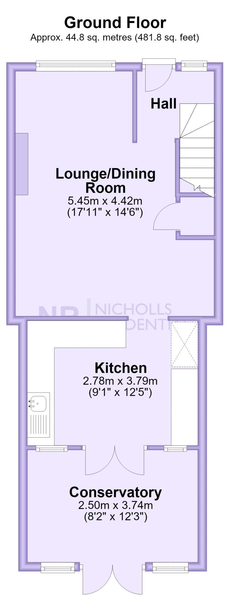 21, Rollesby Road, Chessington floorplan