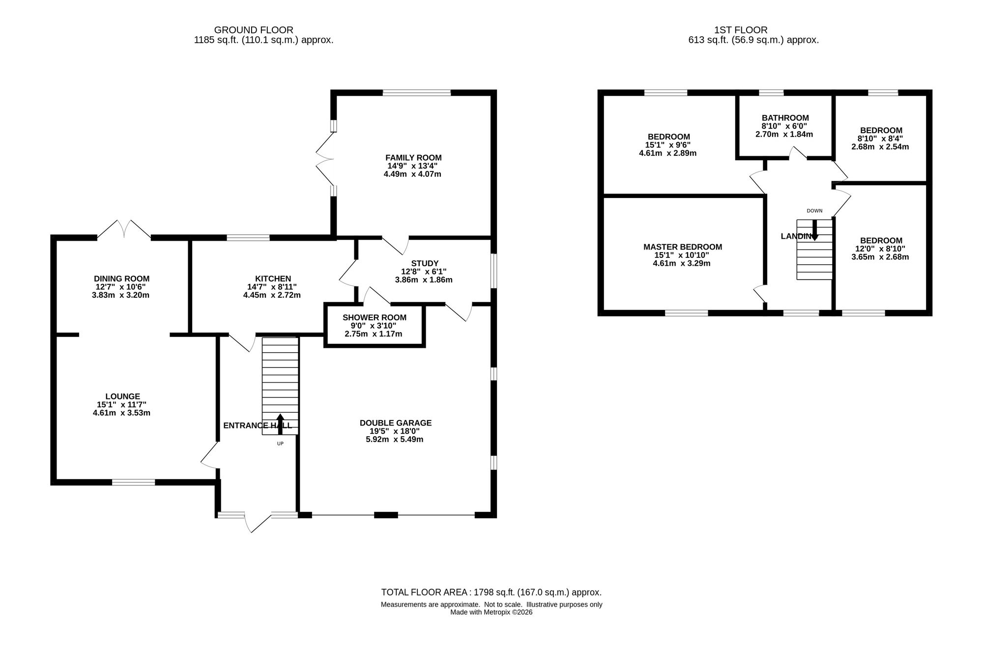 52 Clement Road, Stockport floorplan