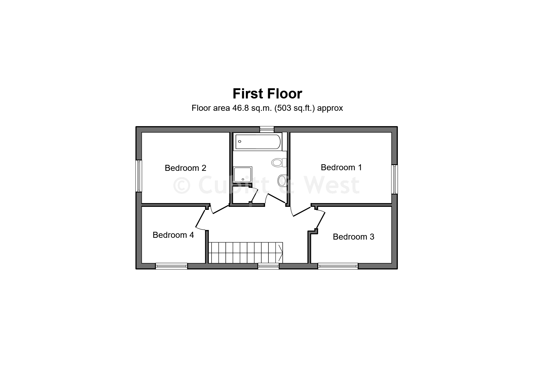1A, Clements Mead, Leatherhead floorplan