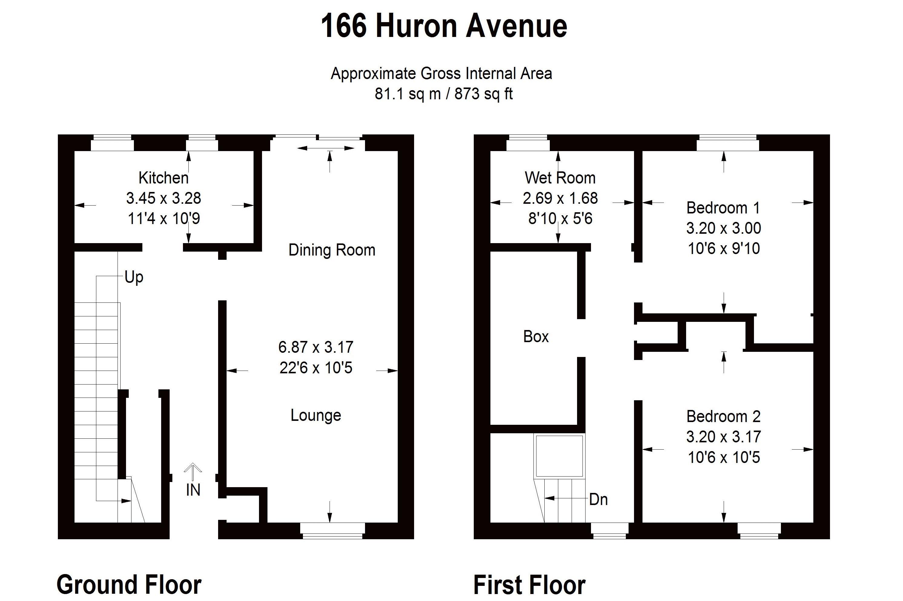 2 Bedrooms Terraced house for sale in Huron Avenue, Livingston EH54