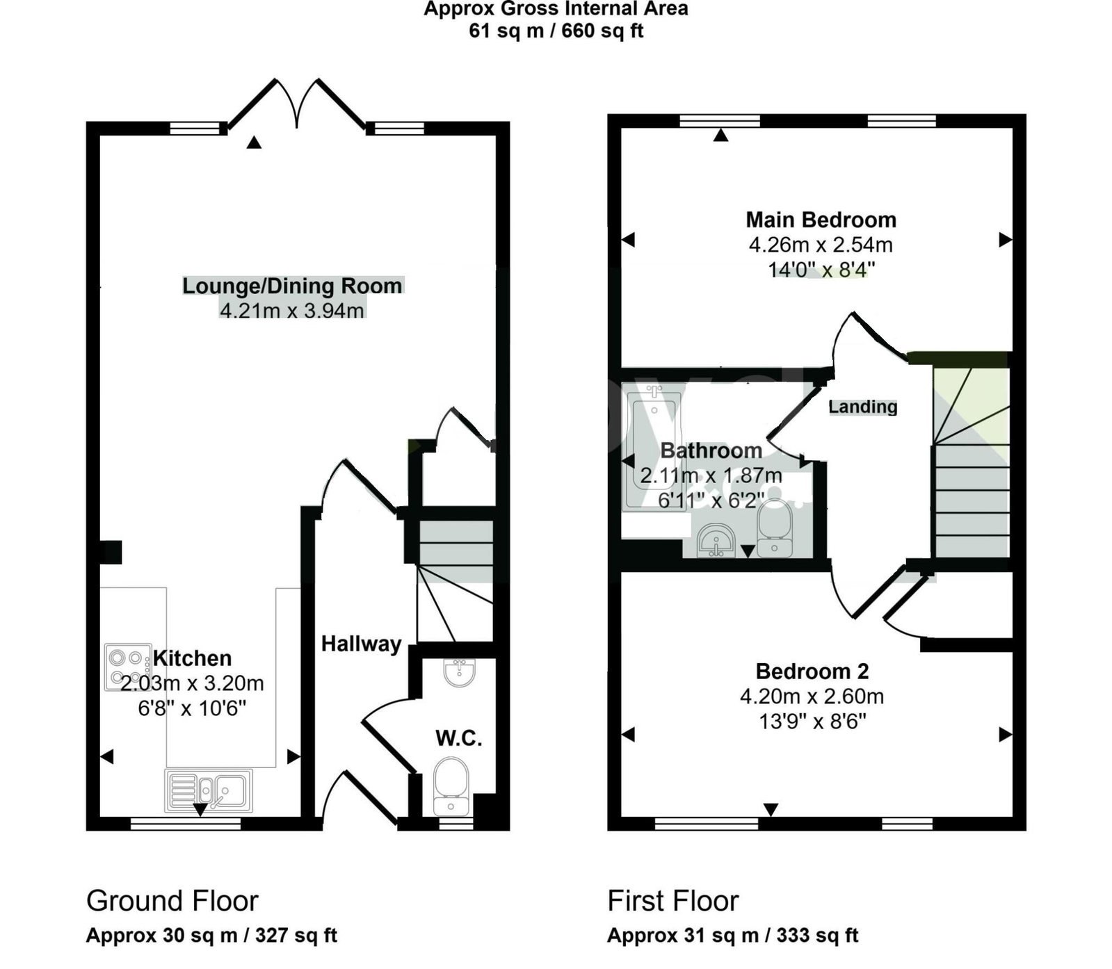 4, Oathills Court, Paignton floorplan