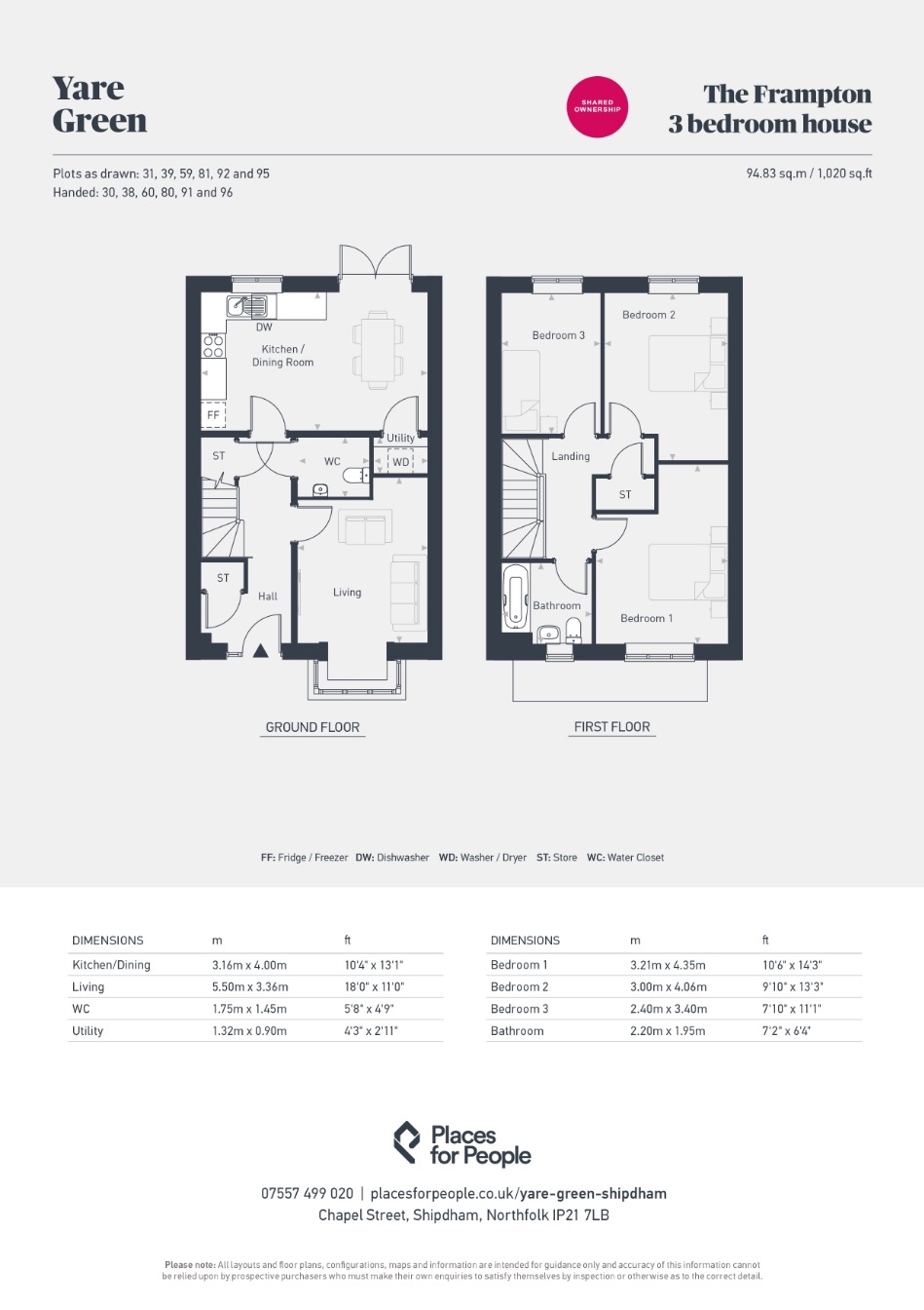 Plot 92, The Frampton, Thetford floorplan