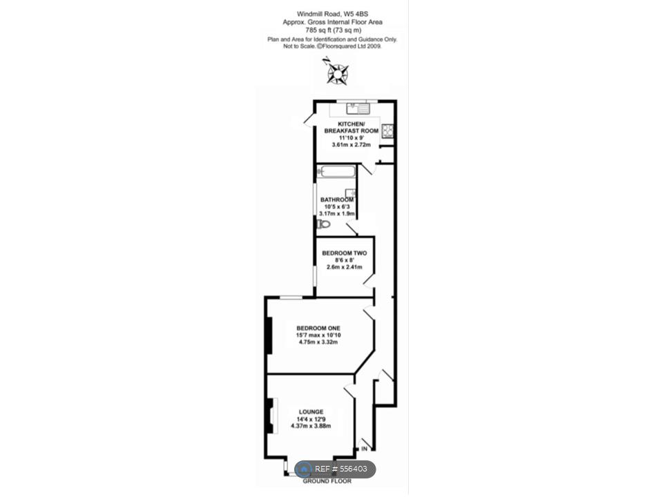2 Bedrooms Flat to rent in Windmill Road, London W5
