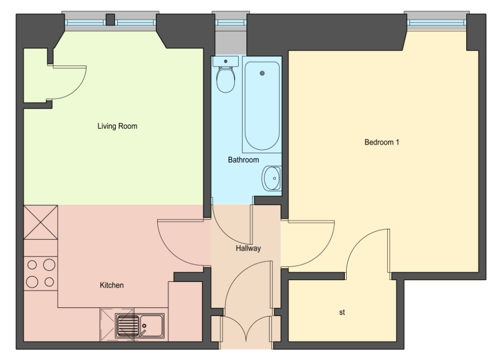 1 Bedrooms Flat to rent in Laurel Street, Thornwood, Glasgow G11