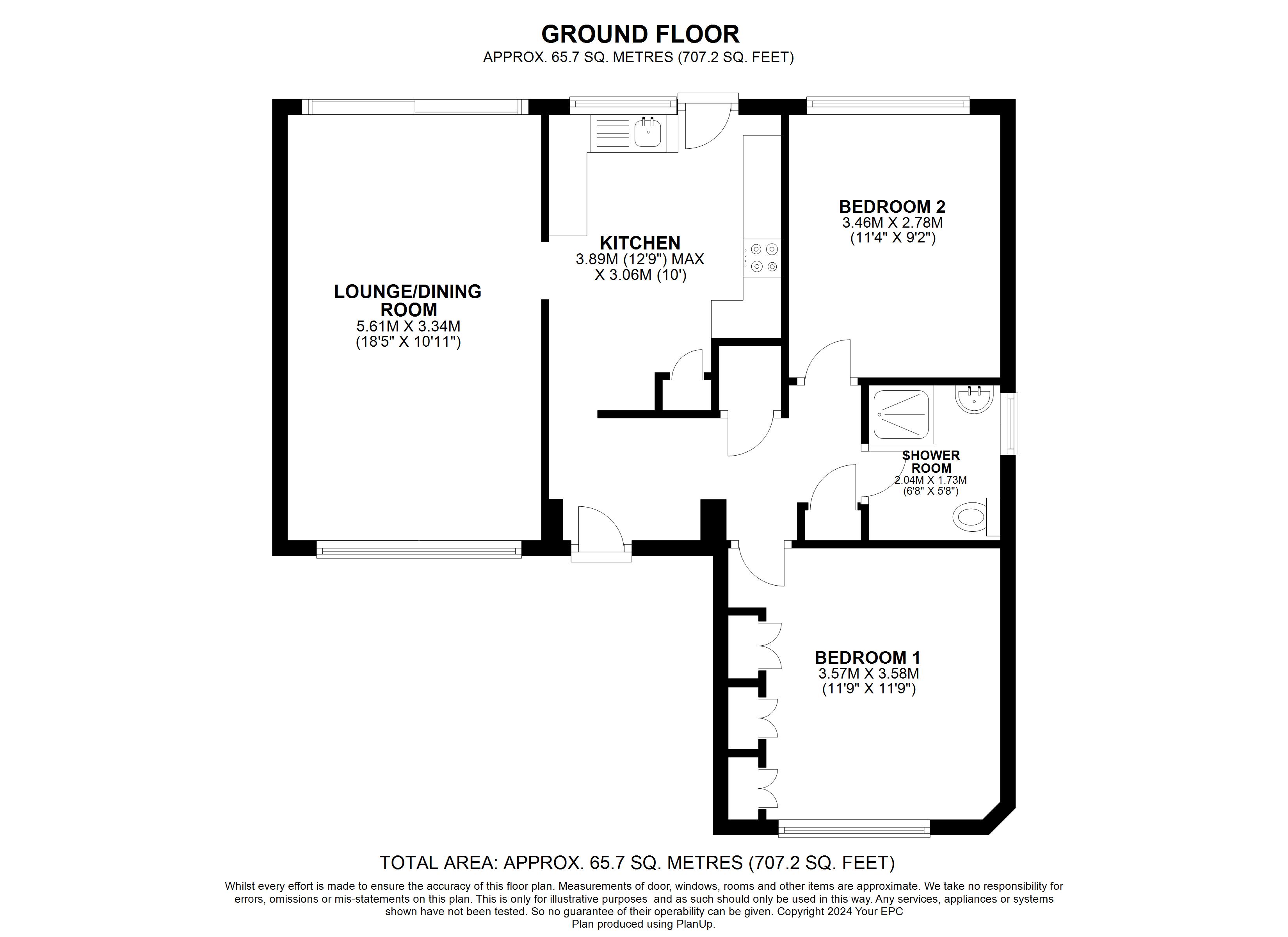 142, Fernhill Road, Hampshire floorplan