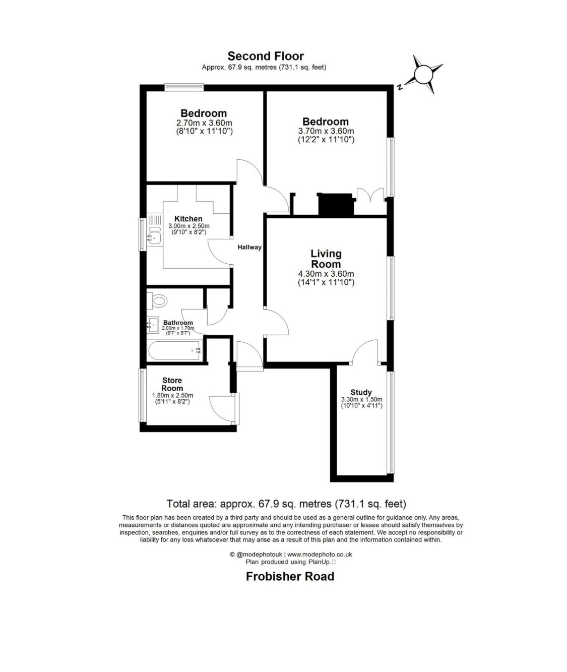37, Frobisher Road, St. Albans floorplan
