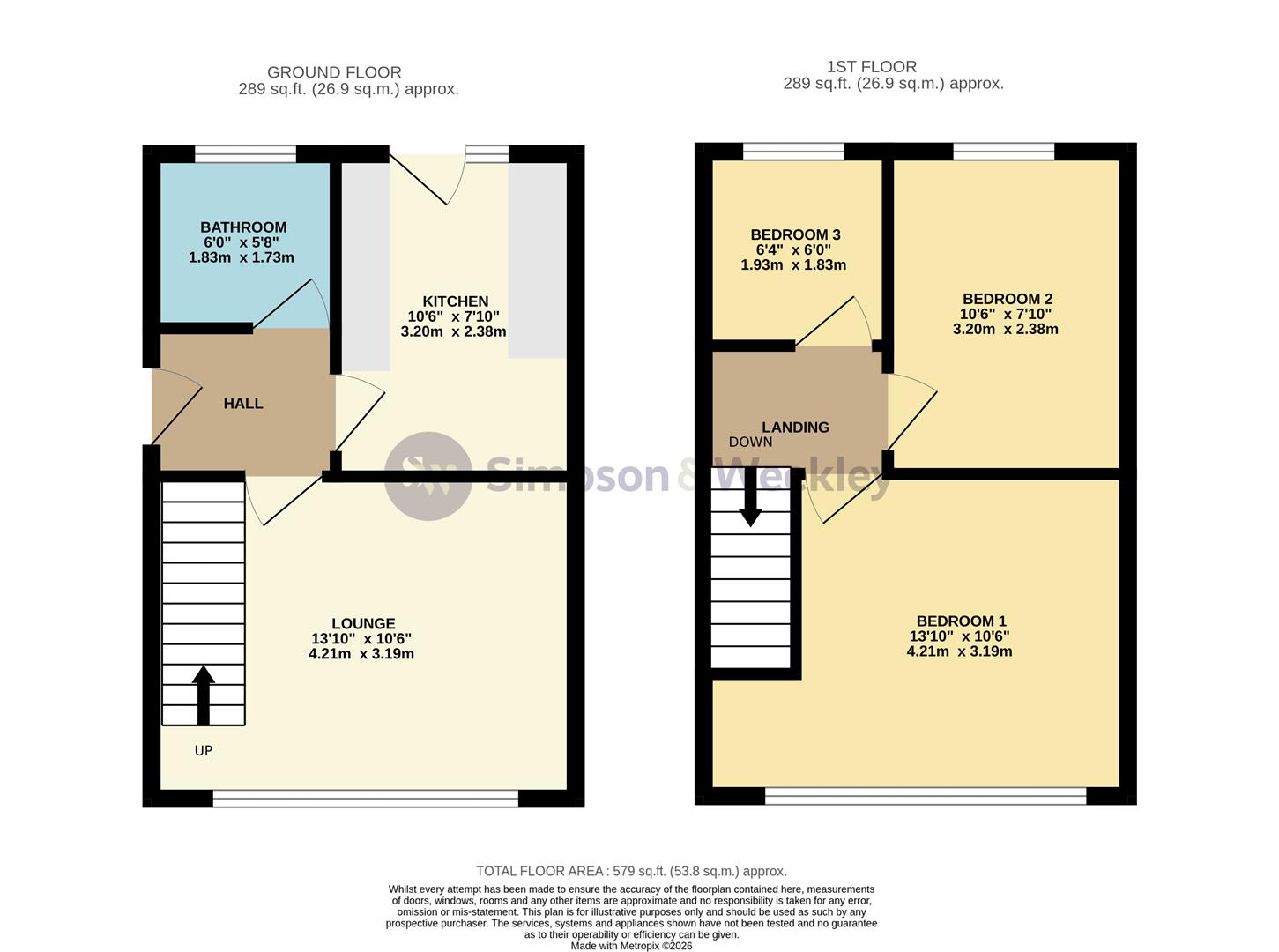 20, Arkwright Road, Wellingborough floorplan