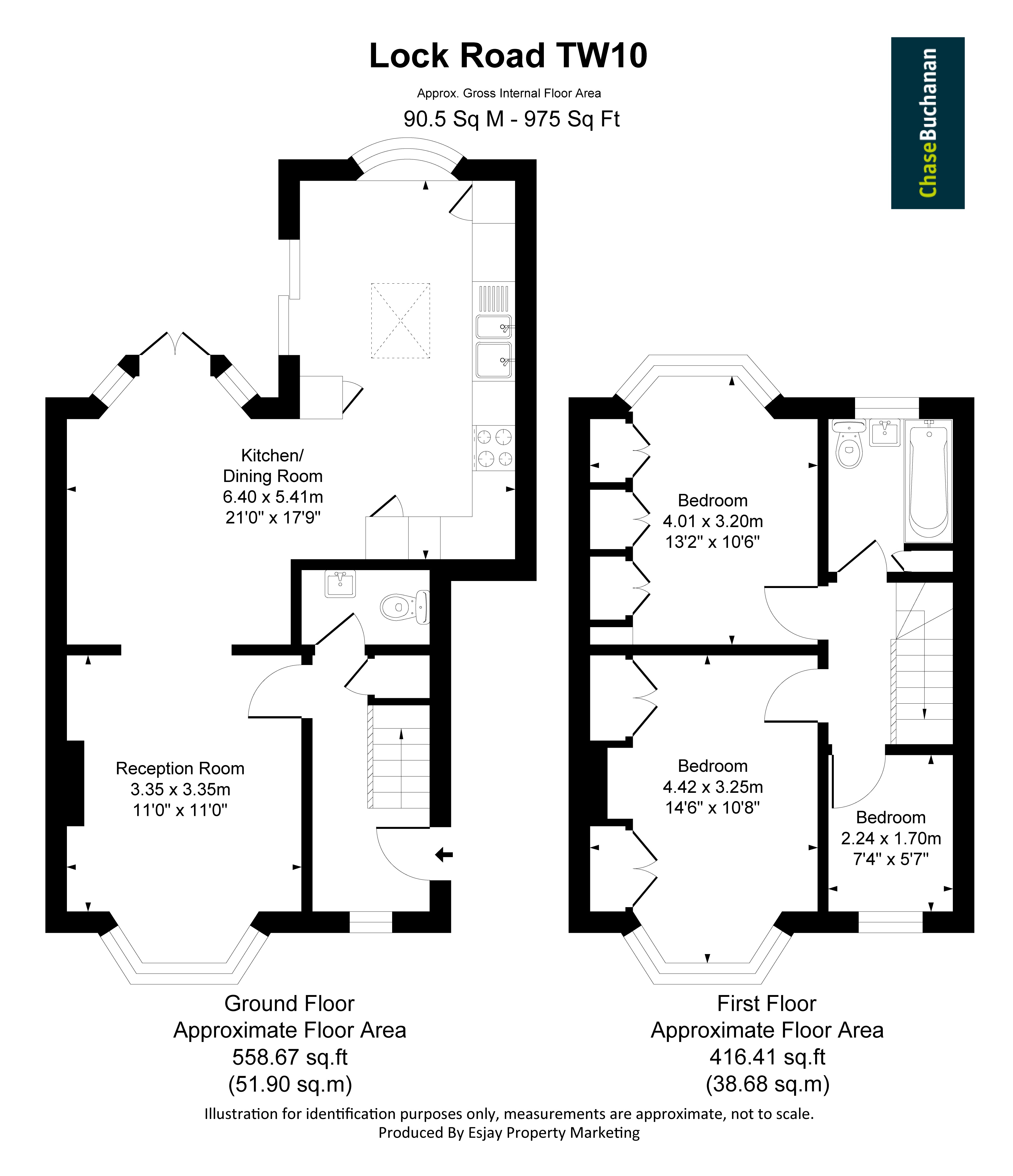 89,, Lock Road, Richmond floorplan