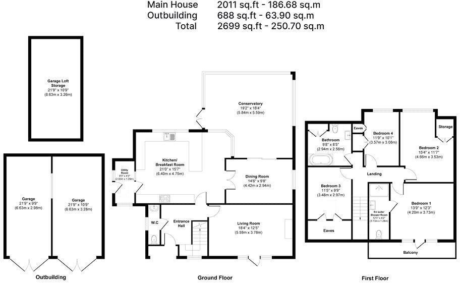 Woodruff, Penmans Hill, Chipperfield, Hertfordshire, WD4 9DJ, Penmans Hill, Chipperfield floorplan