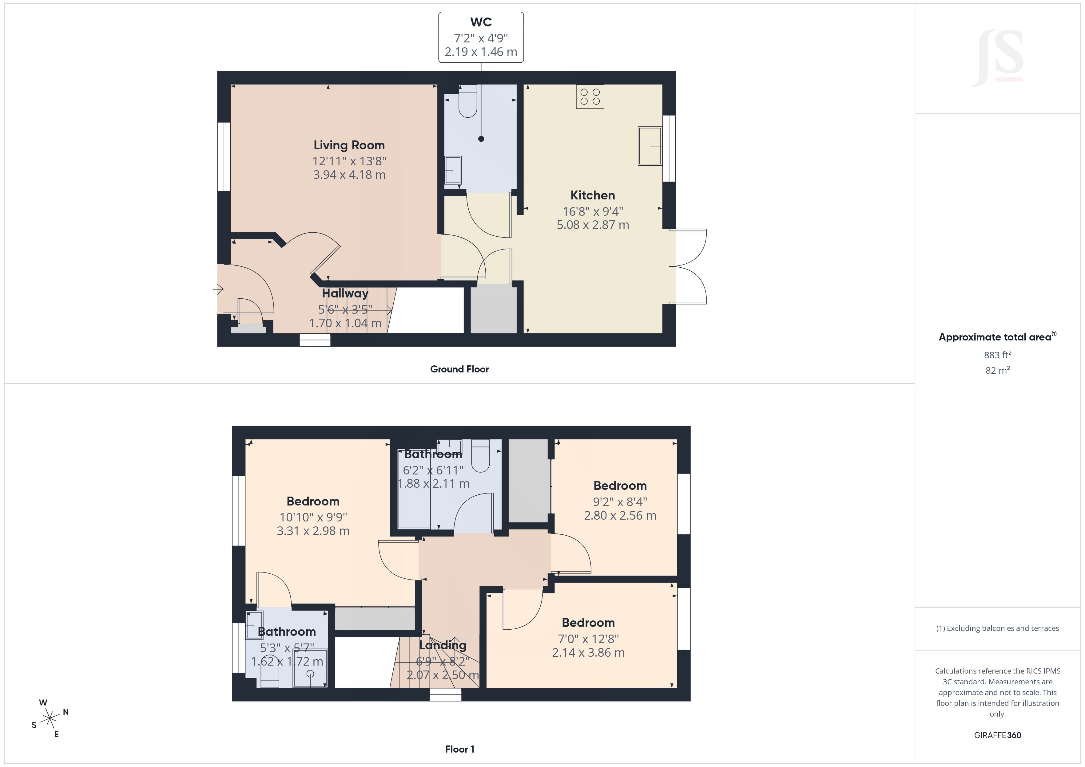 25, Narcissus Rise, Worthing floorplan