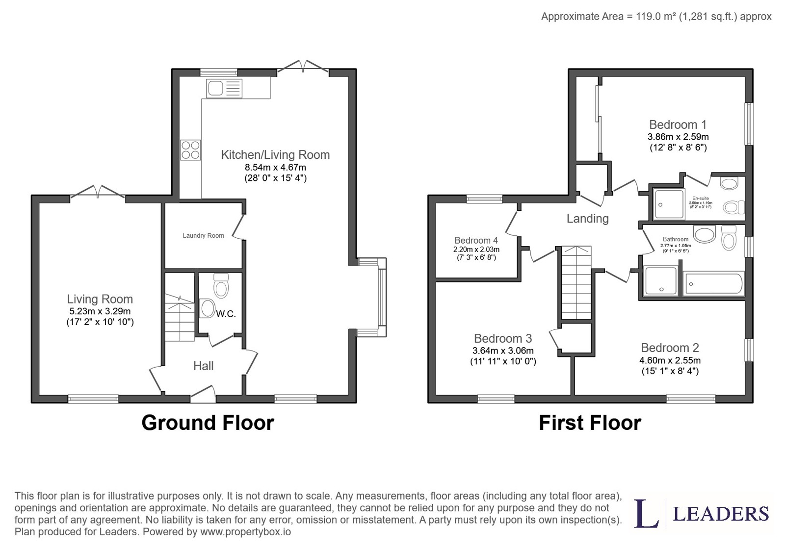 20, Wheatsheaf Close, Northamptonshire floorplan