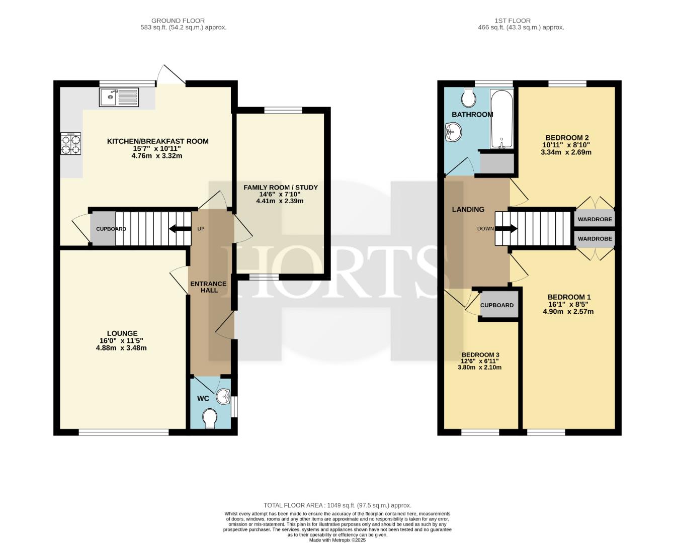 97, Kislingbury Road, Northampton floorplan