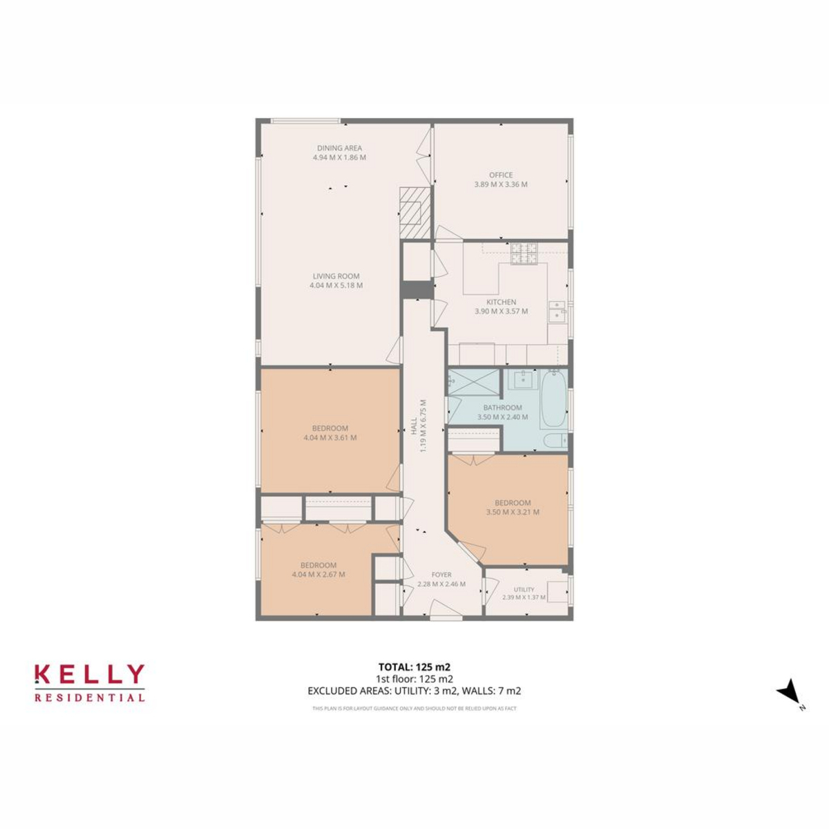 Flat 0/1 Douglas Court, 5, Douglas Drive, Glasgow floorplan