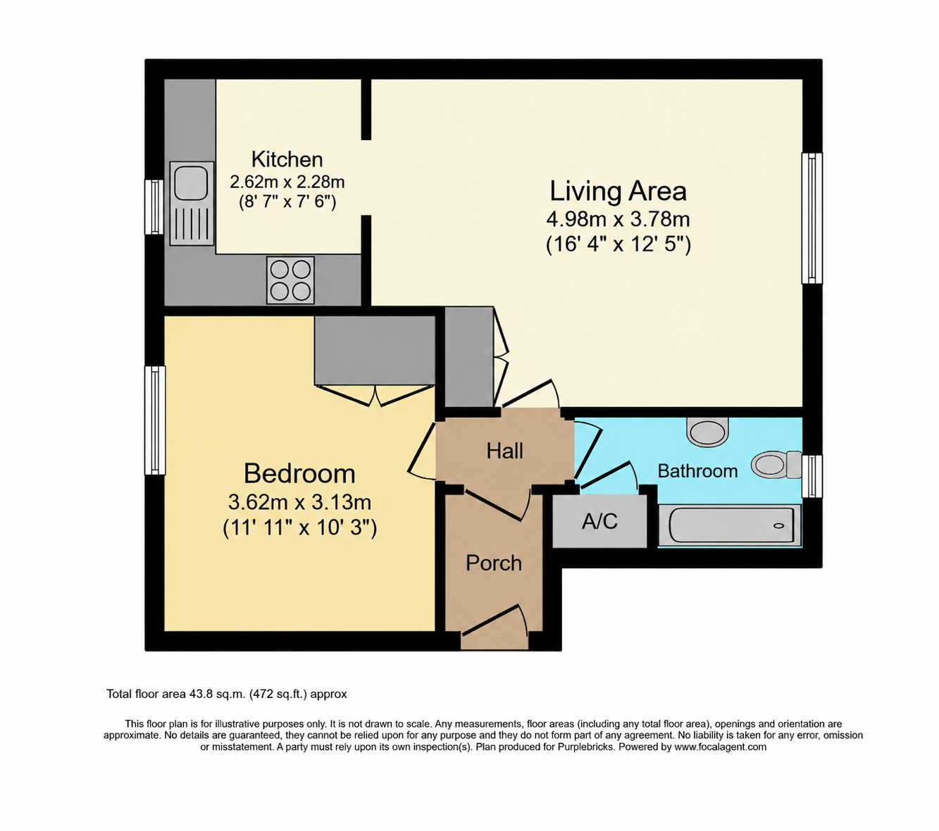 Flat 5/Wheeler Court, Armour Hill, Reading floorplan
