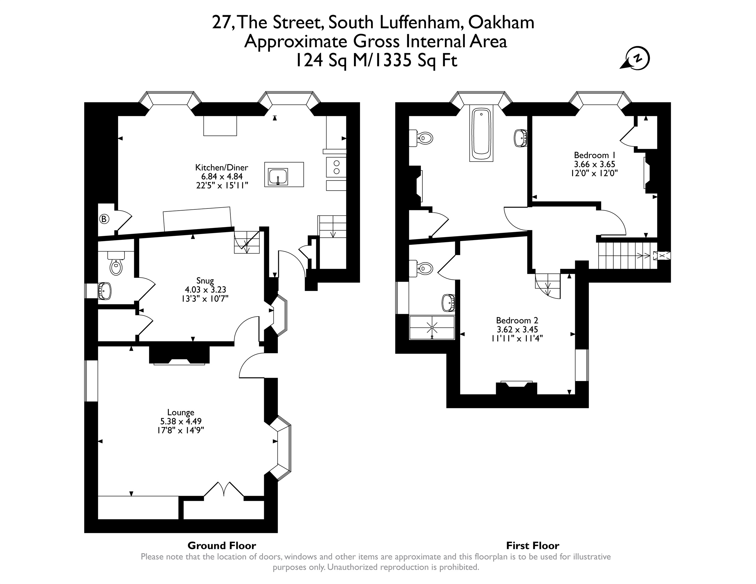 27, The Street, Oakham floorplan