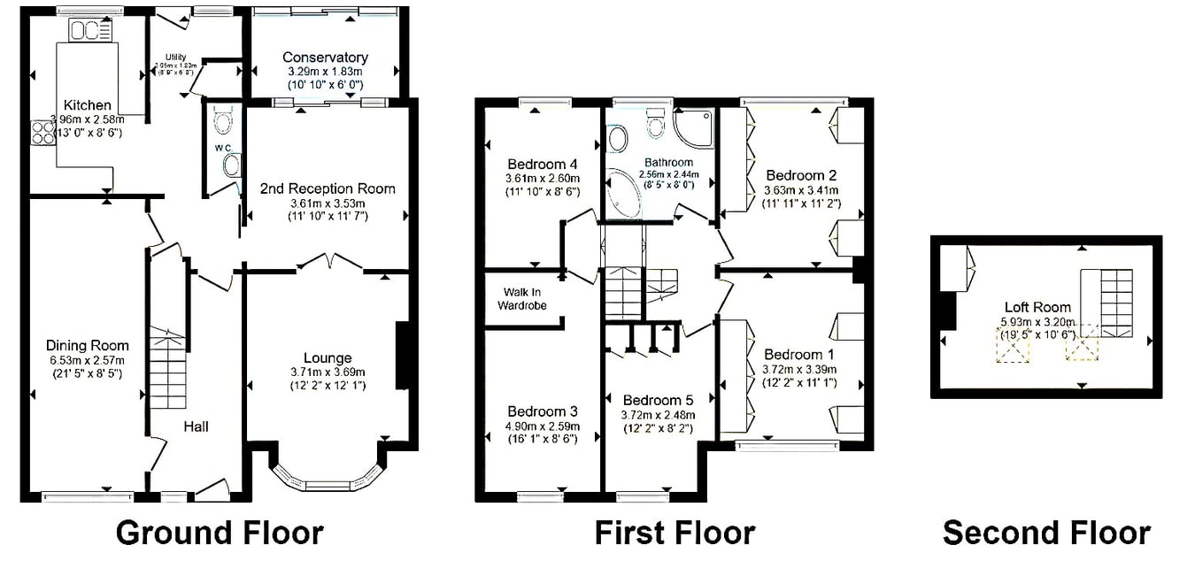 3, Crestfield Crescent, Elland floorplan