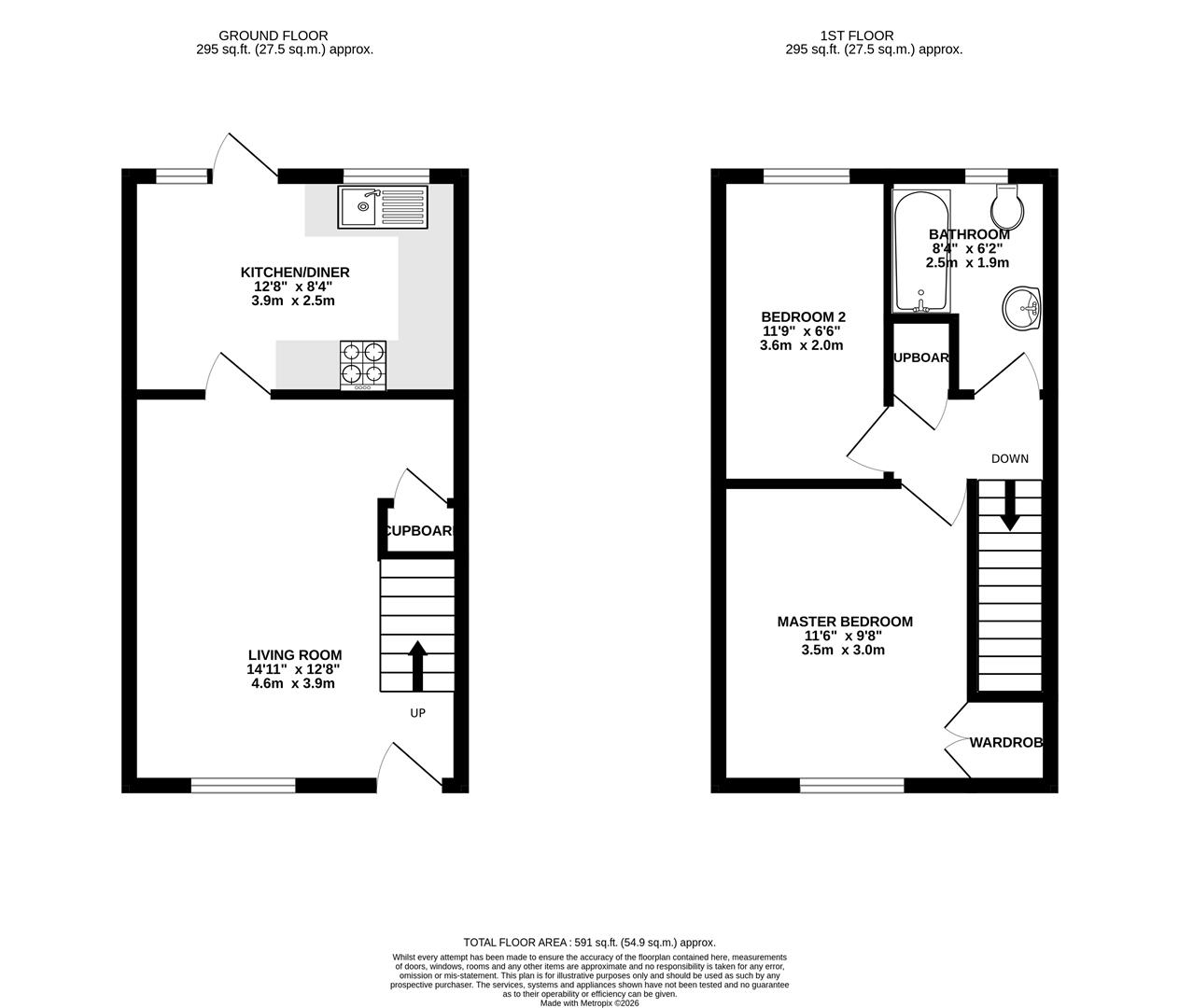 58, Larkspur Close, Weymouth floorplan