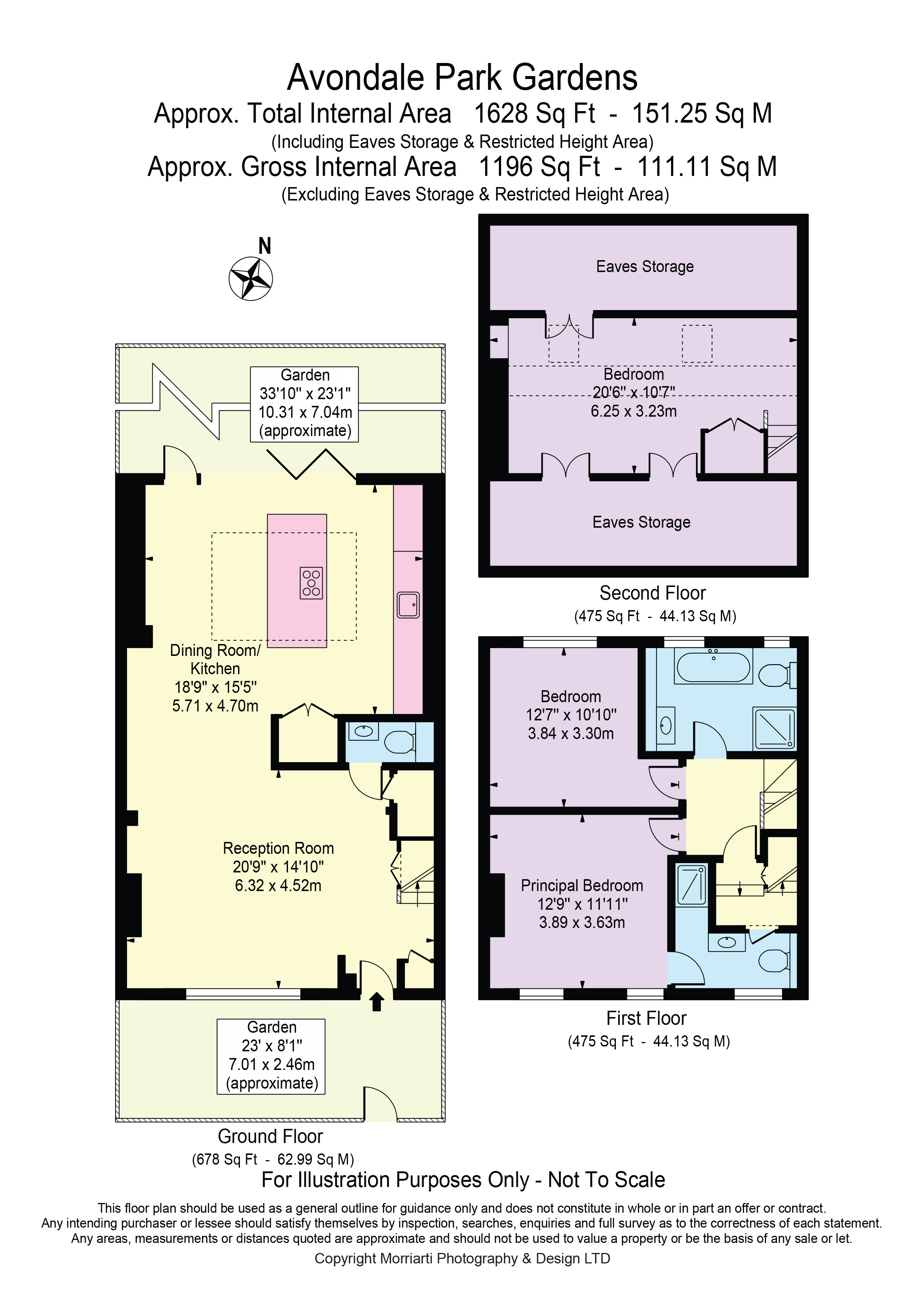 12, Avondale Park Gardens, London floorplan
