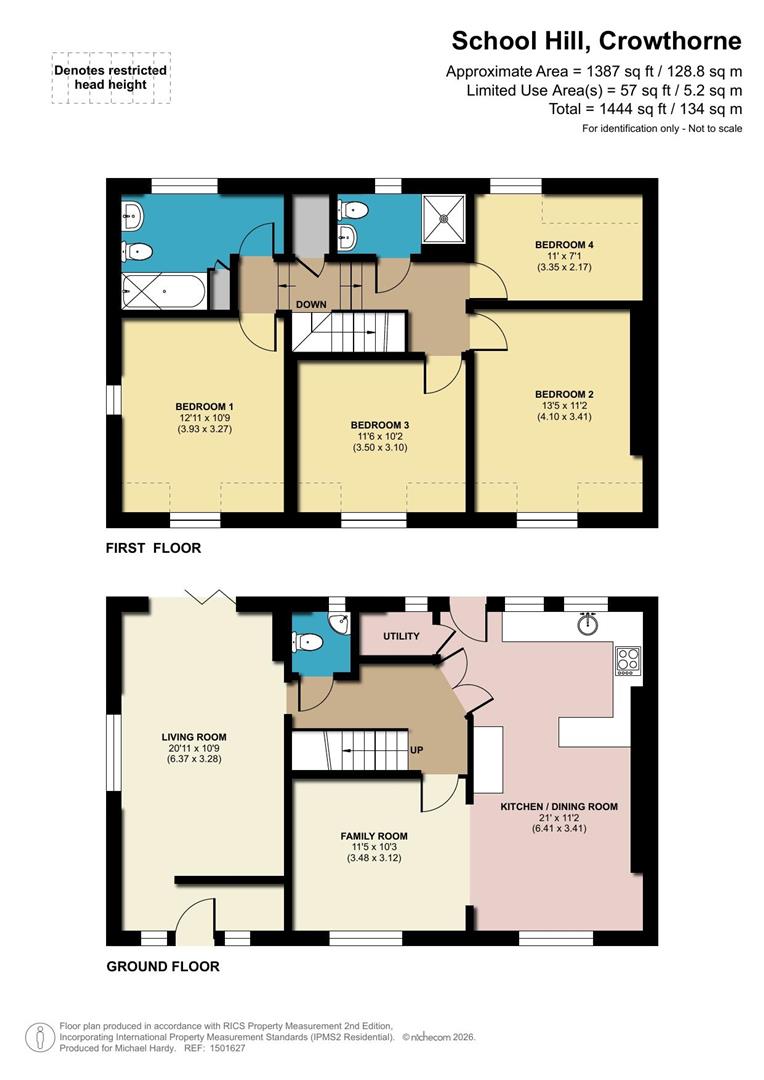 12, School Hill, Crowthorne floorplan