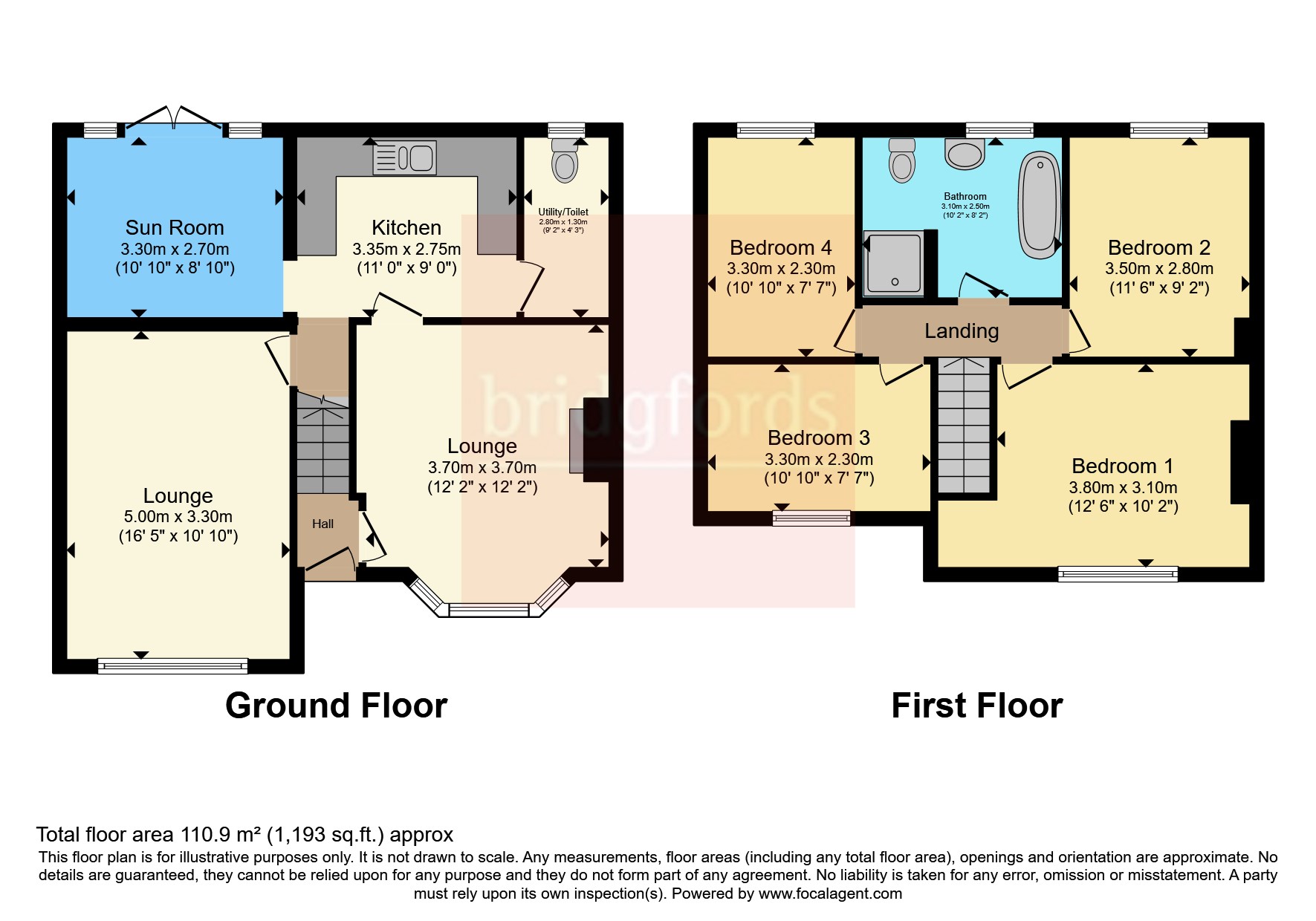 71, School Road, Buxton floorplan