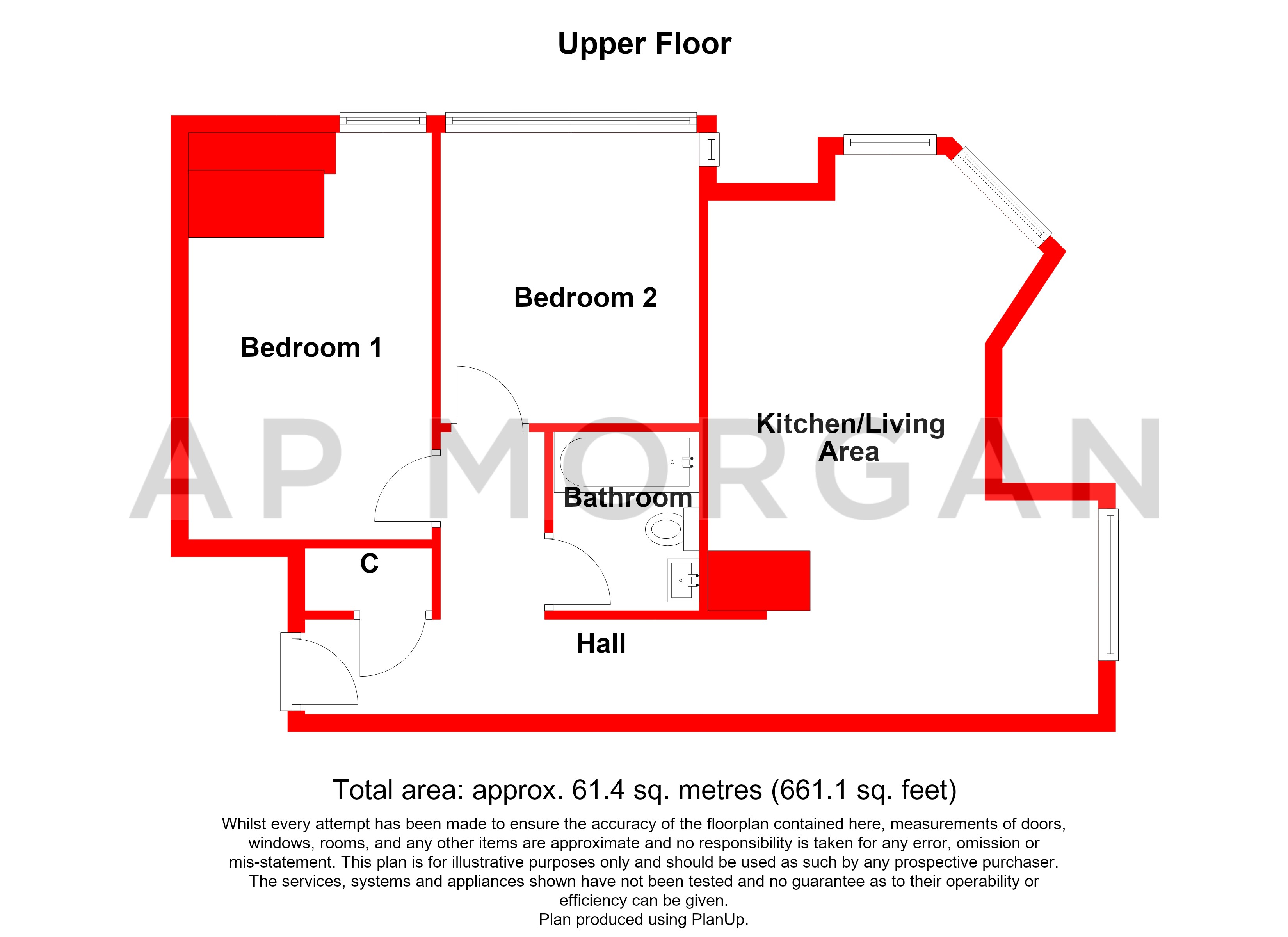 Apartment 1914, Metropolitan House, 1, Hagley Road, West Midlands floorplan