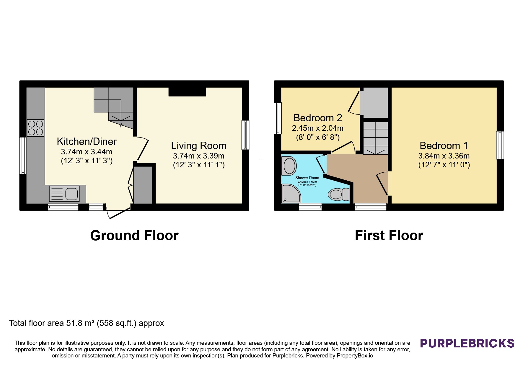 45, Farm Road, Street floorplan