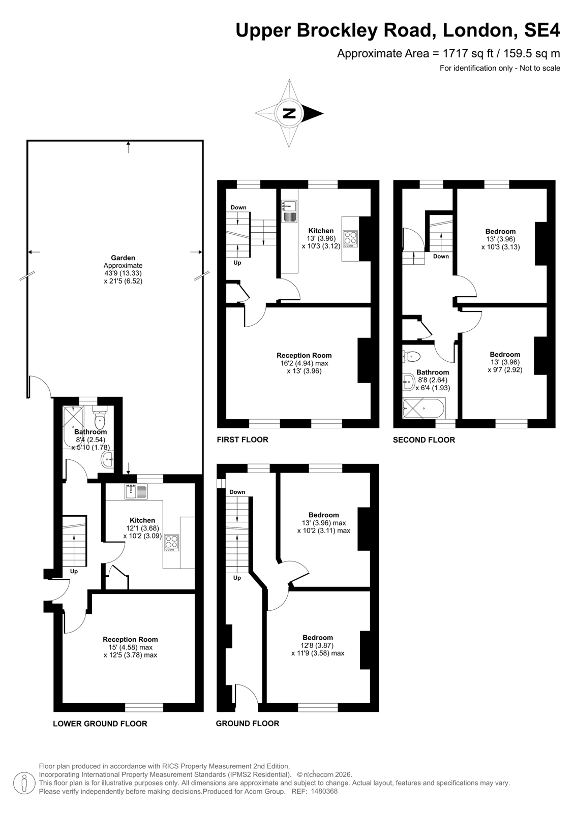 72, Upper Brockley Road, London floorplan
