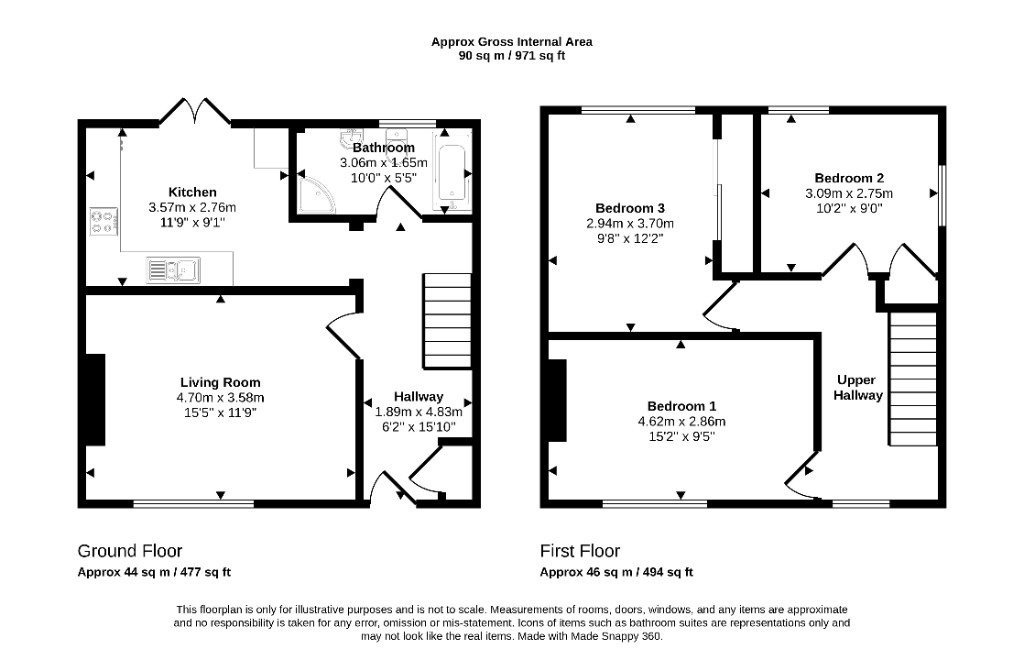 54, Sherwood Road, South Ayrshire floorplan