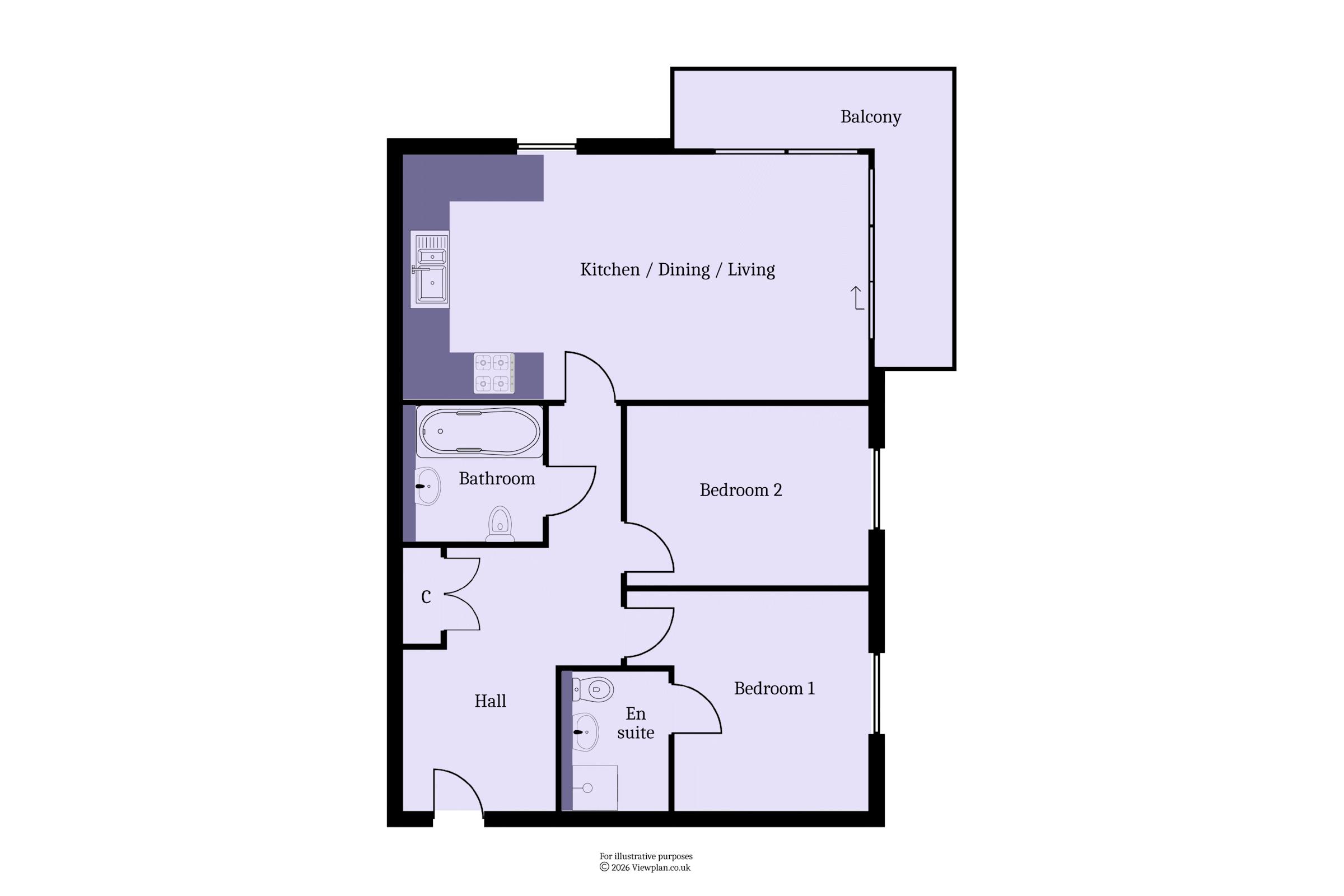 14 The Pinnacle, Trem Elai, Penarth floorplan