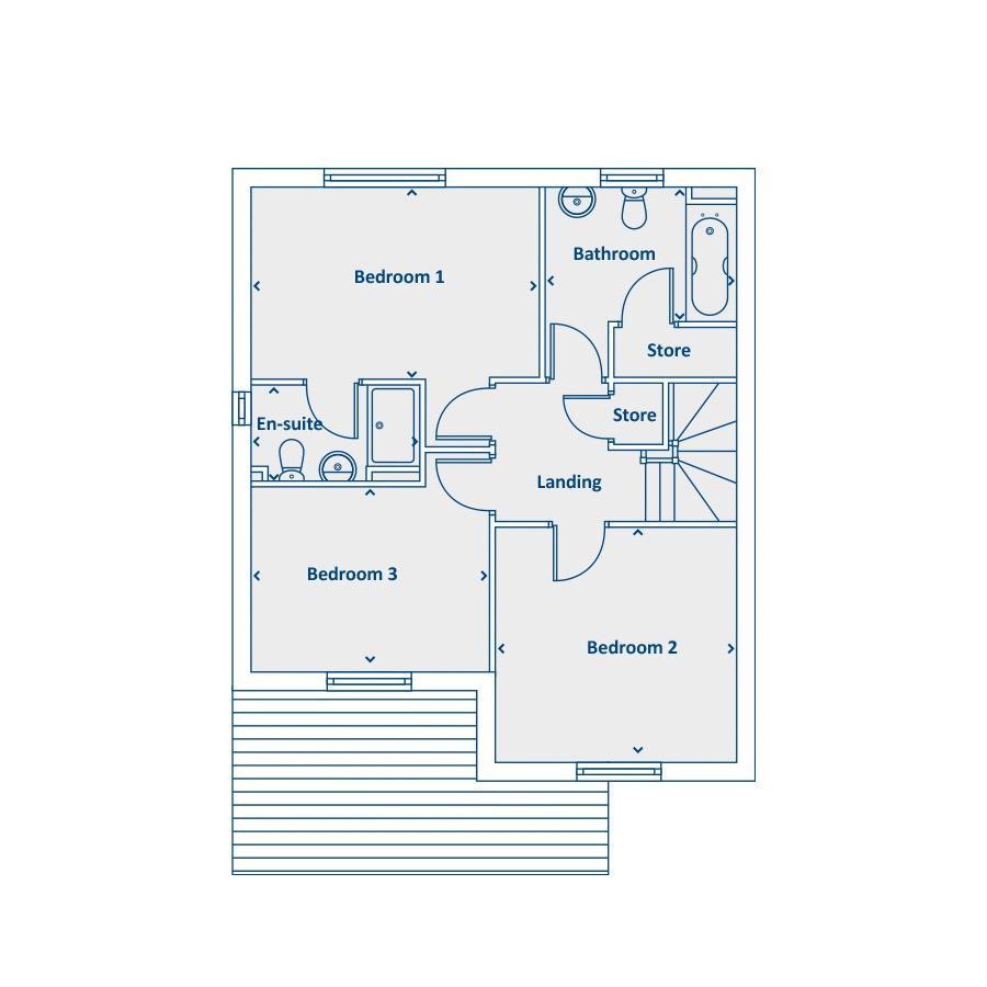 The Hadley, Longmeanygate, Leyland floorplan