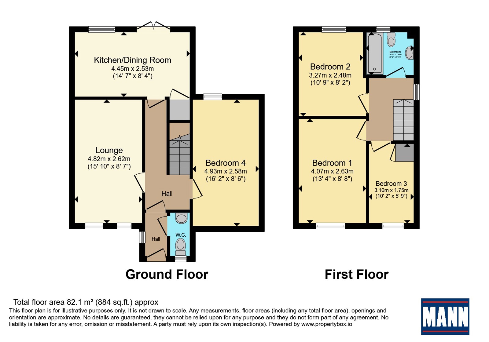 2, Ridge Close, London floorplan