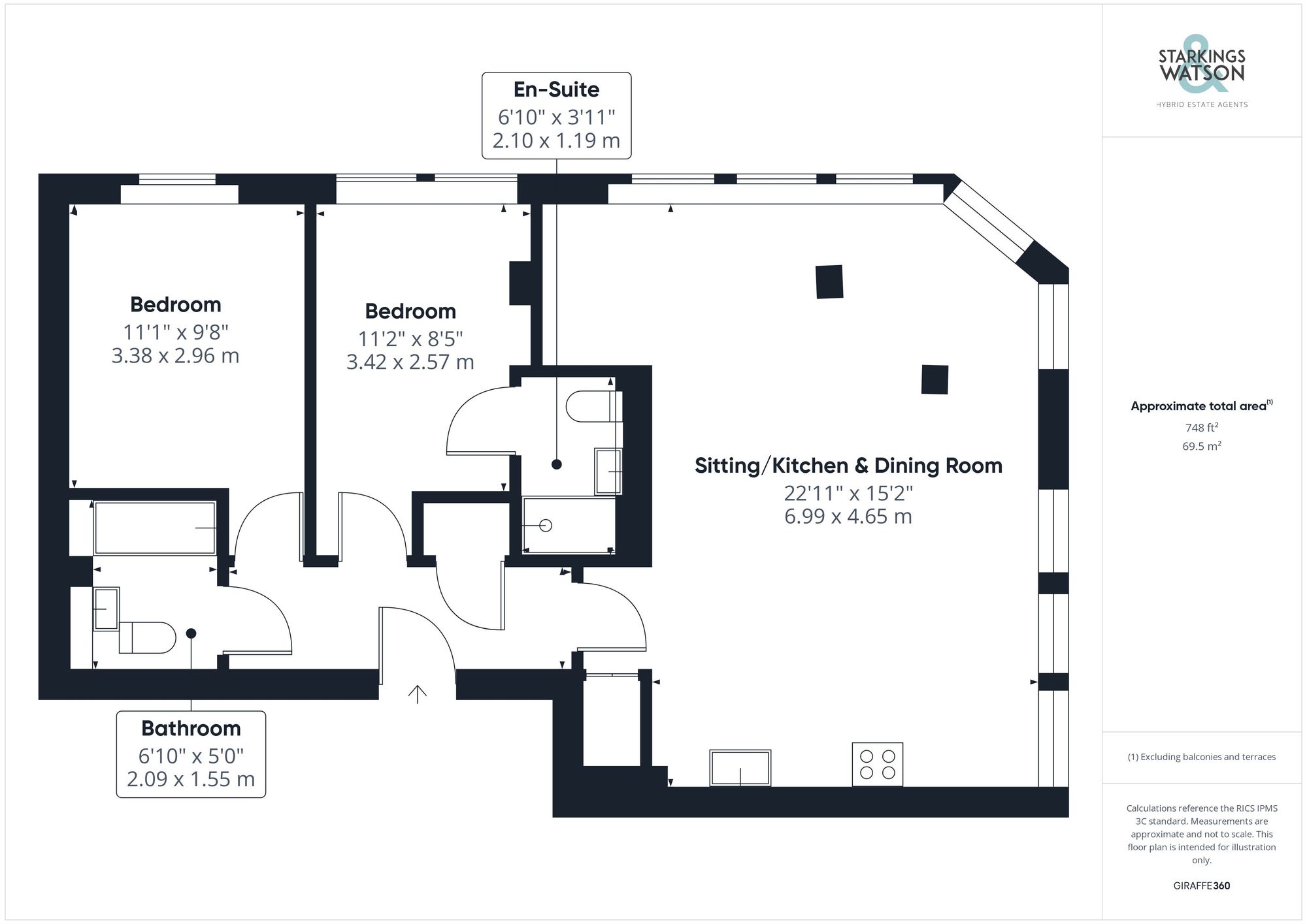 26 Skipper House, Norwich floorplan