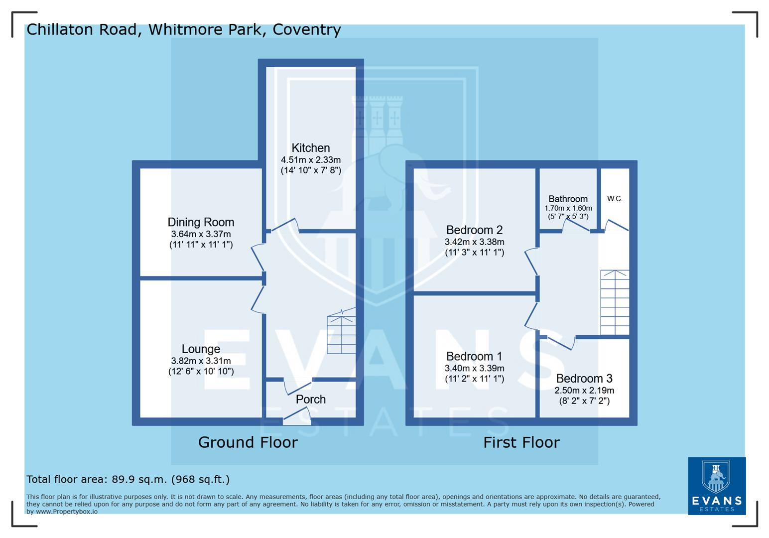 56, Chillaton Road, Coventry floorplan