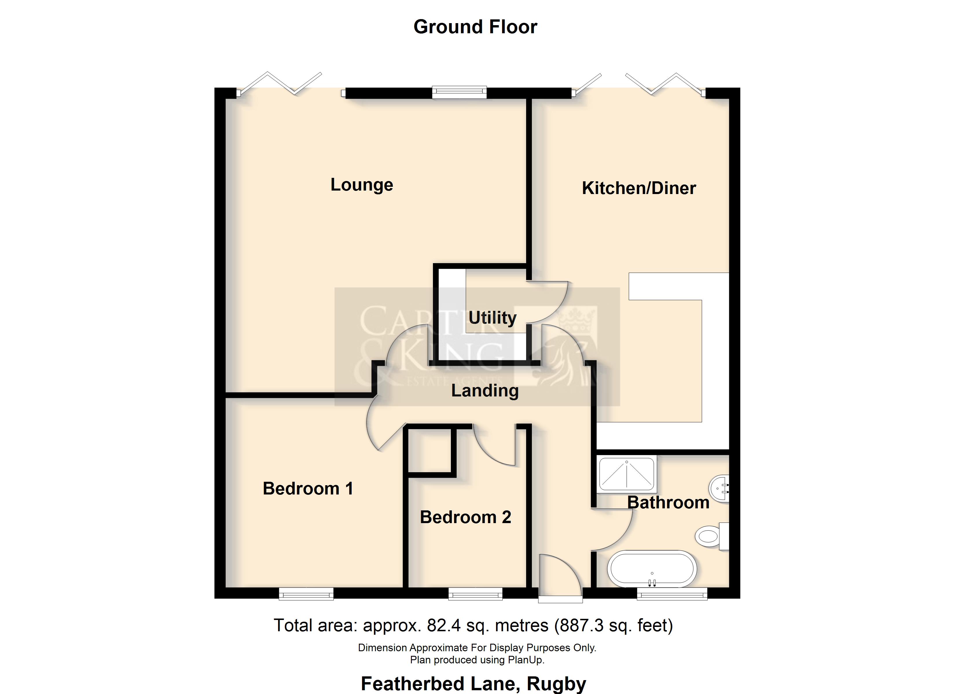 133, Featherbed Lane, Rugby floorplan