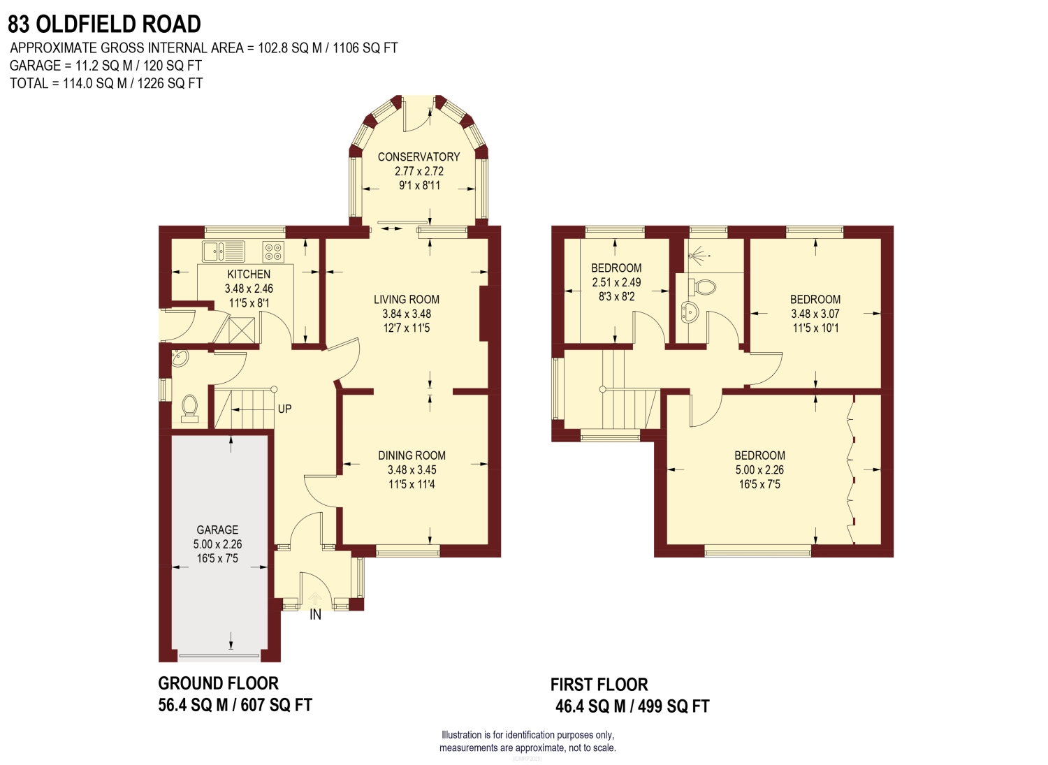 Oldfield Road Stannington, Sheffield floorplan