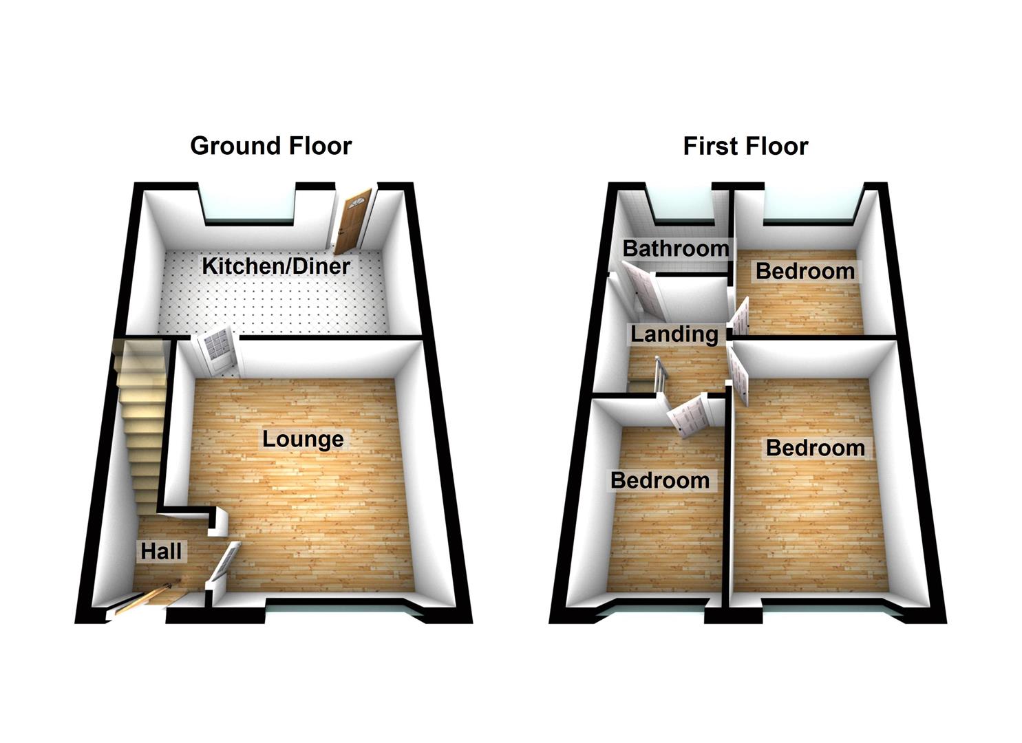182, Yew Tree Lane, Dukinfield floorplan