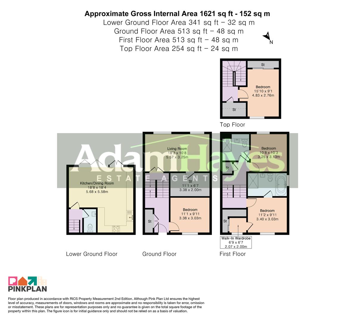 Amberden Avenue, London floorplan