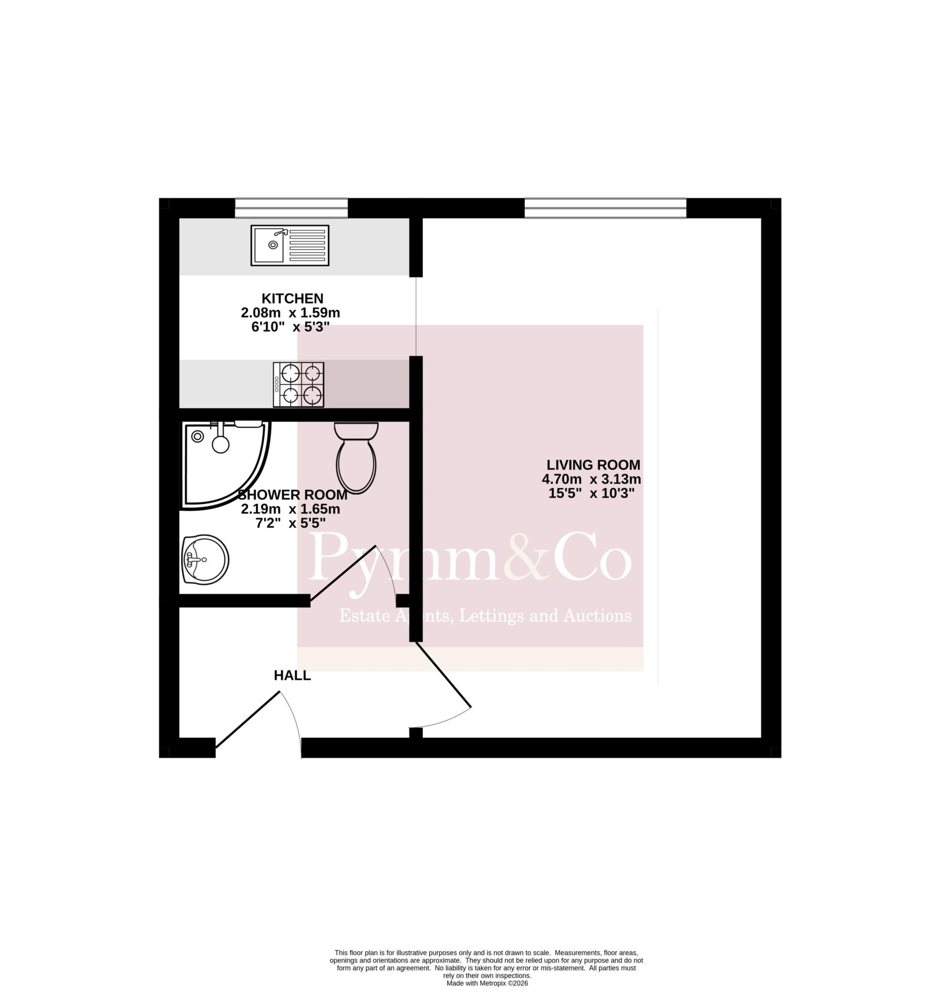 Earlham House, Norwich floorplan