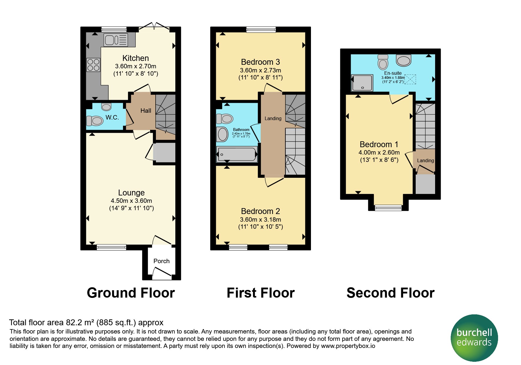 42, Stewart Way, Nottingham floorplan