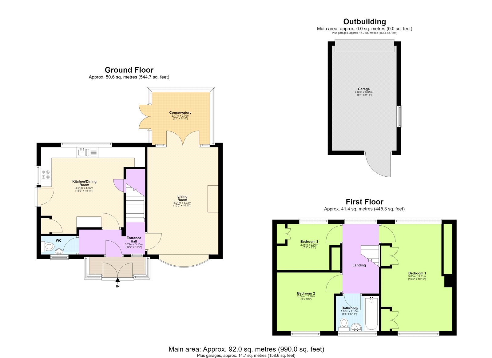 23, Rectory Lane, Hertfordshire floorplan