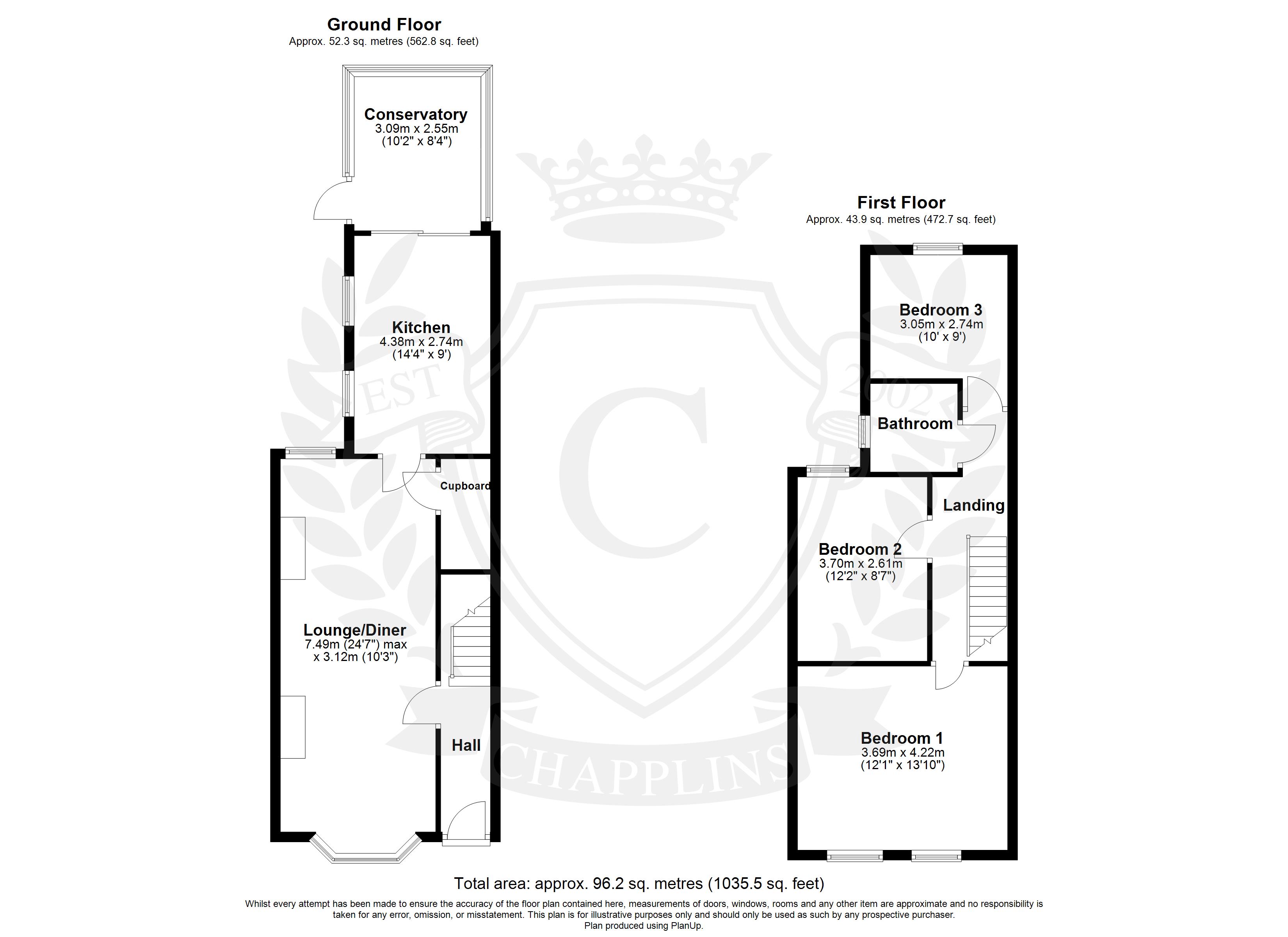 169, Gosport Road, Hampshire floorplan