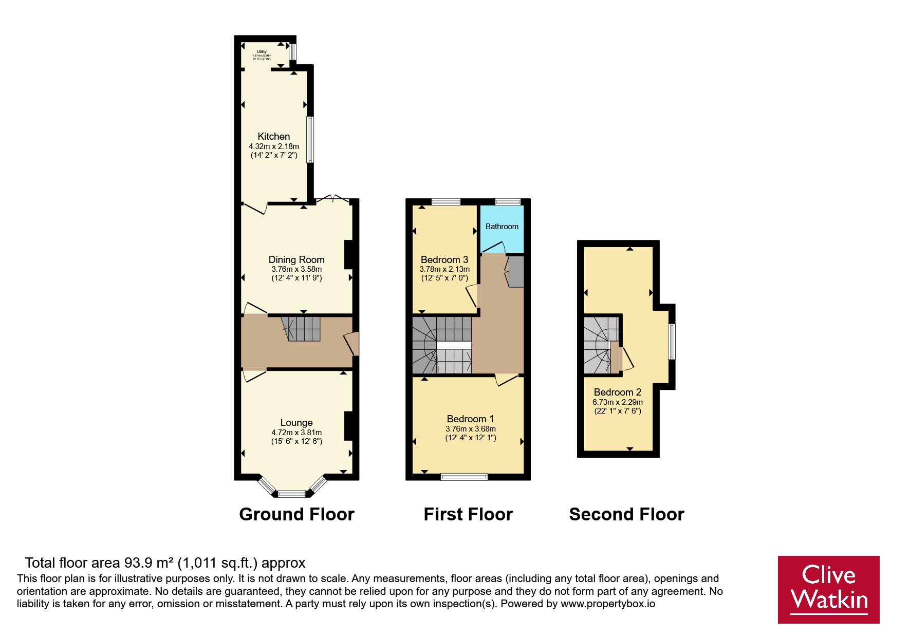 5, Princess Road, Merseyside floorplan