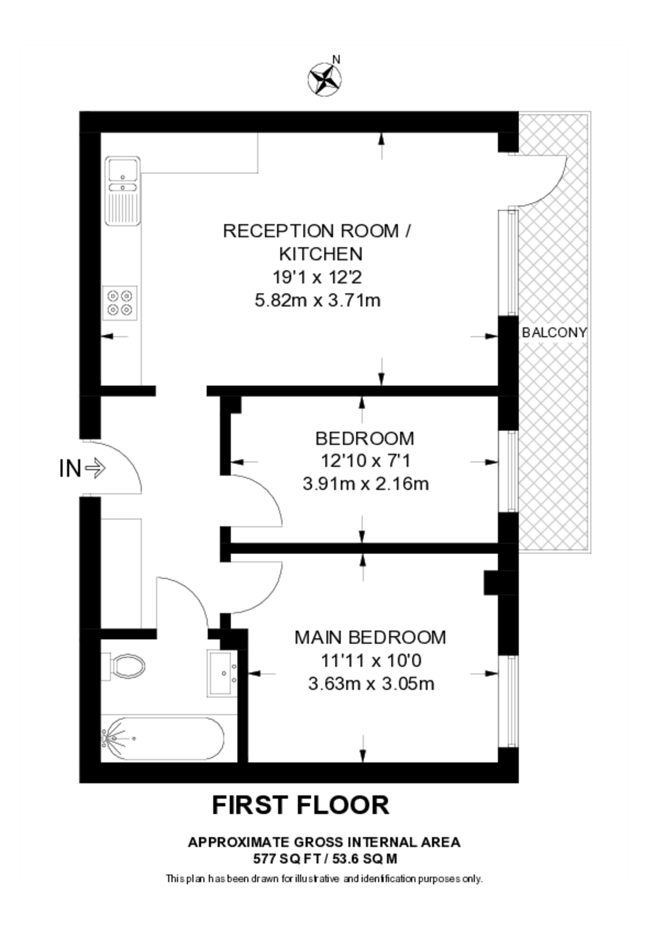 Murray Grove, Old Street floorplan