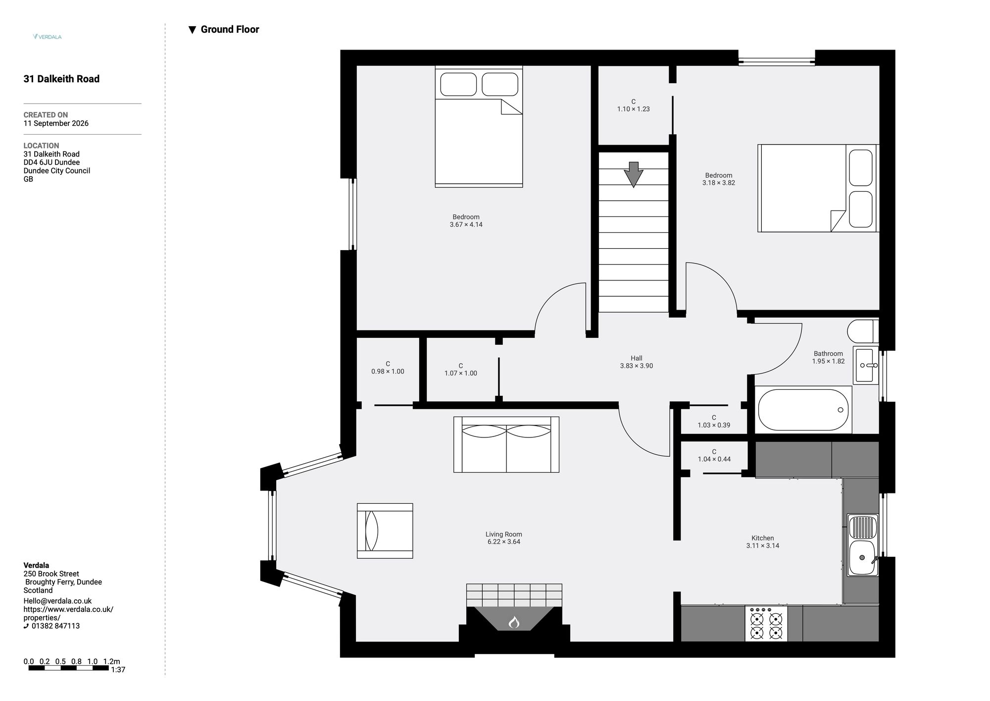 31 Dalkeith Road, Dundee floorplan
